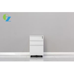 Wholesale Office Non KD Metal 3 Drawer Mobile Pedestal File Cabinet With Wheels from china suppliers
