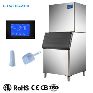 Wholesale 500kg Refrigerant R404a LZ-1000 Air Cooled Snow Granular Ice Machine for Kitchen from china suppliers