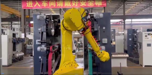 Quality Automated Robotic Polishing Machine Featuring FANUC Robot Cell M-20iD/25 for sale
