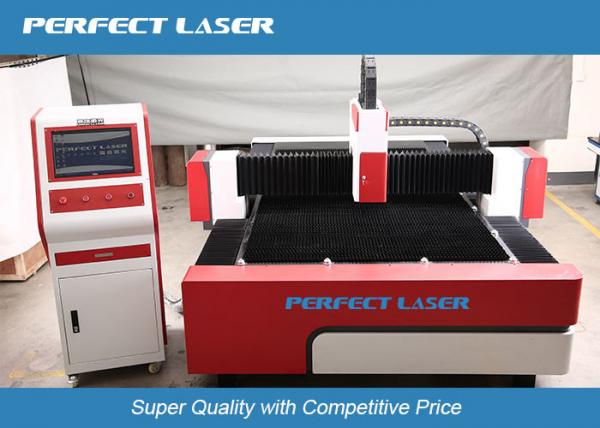 Quality Red Germany IPG Fiber Laser Cutting Machine , Precision metal laser cutter for sale