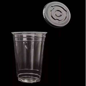 Cold Drinkware PLA Different Capacities Disposable Plastic Cups With Logo Print