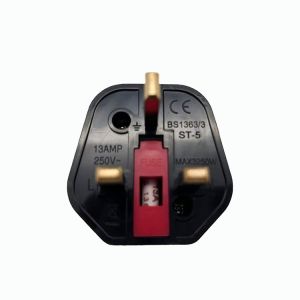 Wholesale General-Purpose Adapter UK 3 Pin Plug with Fuse to EU Socket 2pin and Earth Contact CE Certified from china suppliers