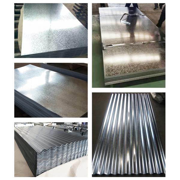 Cold Rolled Wavy Galvanized Steel Sheets Fire Resistant 1mm Thickness