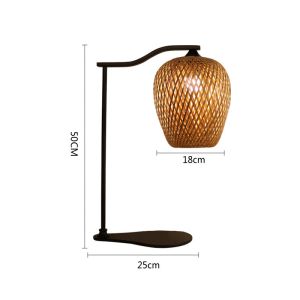 Wholesale Modern natural bamboo table lamp and lampshade for home decor from china suppliers