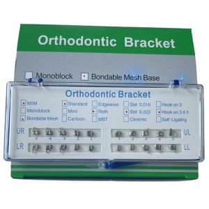 Bondable Mini Roth Orthodontic Bracket 0.018 Double Slot With Hook345