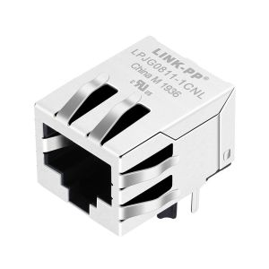 Wholesale LPJG0811-1CNL | MJRR0514 Magnetic RJ45 Jack , Gigabyte Fiber Port from china suppliers