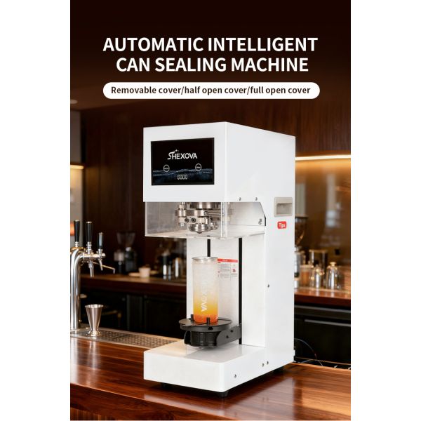 PLC Fully Automatic Electric Can Sealing Machine For Soft Drink Beverage Can