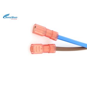 Bare Copper Wire Harness Assembly M5 Spade Terminals 4.8 X 0.51 Terminals