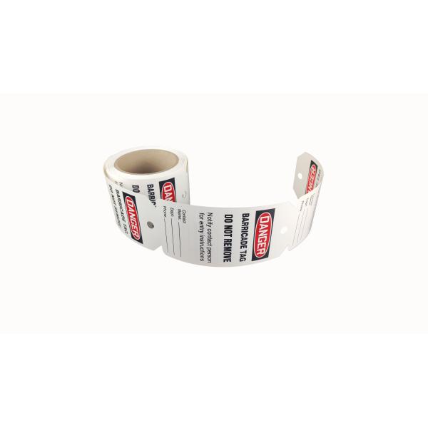 Custom Design Plastic Safety Tag Waterproof UV Resistant