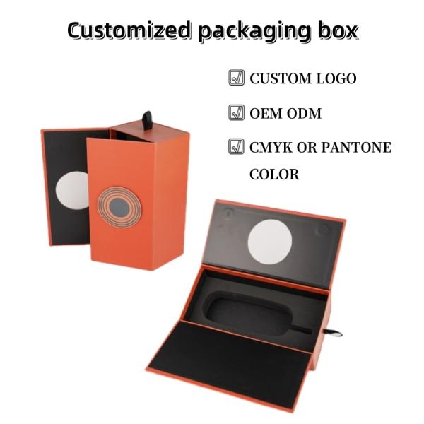 Custom Double Door Open Magnetic Gift Box With EVA Tray , Electronics Products Package Box For Bluetooth Speaker