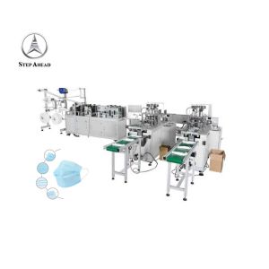 High Output Hospital Folding 3 Ply Face Mask Making Machine