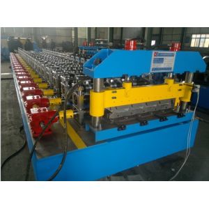 Wall Panel Roof Panel Roll Forming Machine With Touch Screen PLC Control System