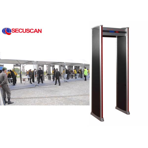 Walkthrough Metal Detector for Airport Security Inspection with six detection