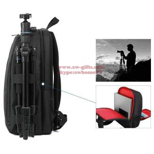 Upgrade Waterproof Digital DSLR Photo Padded Backpack w/ Rain Cover Laptop Multi