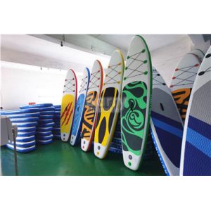 Double Layer Drop Stitch PVC Inflatable SUP Paddle Board With Patterns