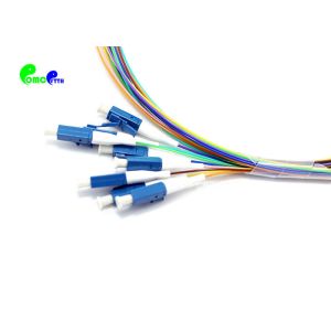 MTP Trunk Cable 9 / 125μm 8F MTP Male - LC UPC 0.9mm Fiber Optic Patch Cable