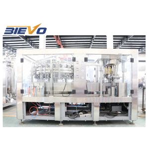 ISO 9001 SUS 304 2500kg Can Beverage Filling Machine