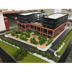 Mini 3D Printed Scale Models , Factory Type Modern Architecture Model
