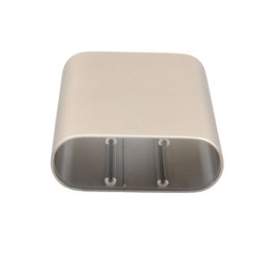 Sandblasting Cnc Aluminum Machining Parts Extruded Aluminum Box 60*60*70mm