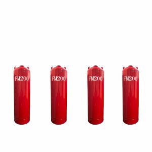 180L FM200 Cylinder Top Notch Fire Suppression System For Industrial