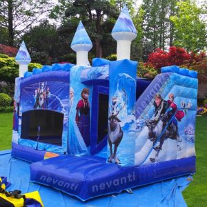 Custom Logo Printed 2024 Inflatable Bouncing Castle Bounce House for Commercial