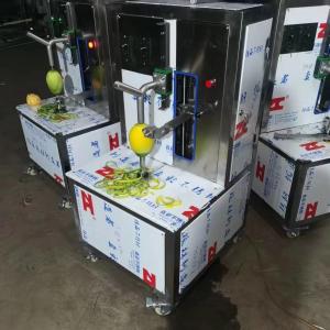 China Heavy Duty Automatic Electric Mango Chips Making Machine Fruit Raw Green Mango Peeler Cutting Machine For Peeling And Slicing on sale