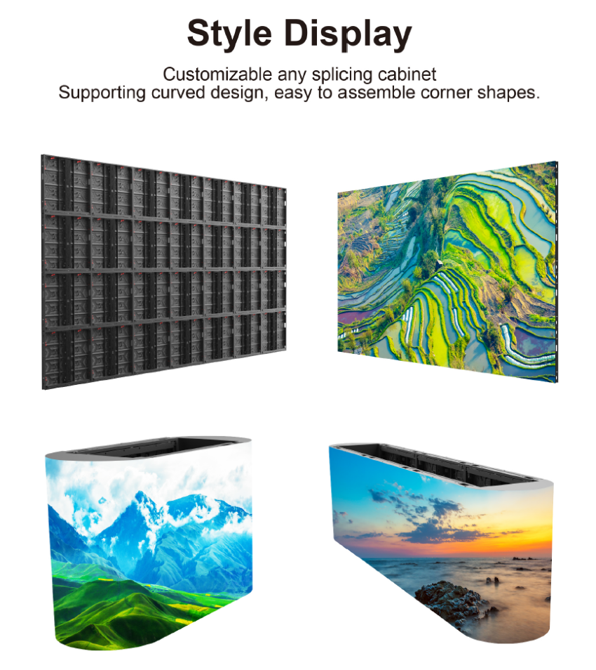 Fixed Series 1000*1000mm Profile aluminum cabinet for 500x250mm module