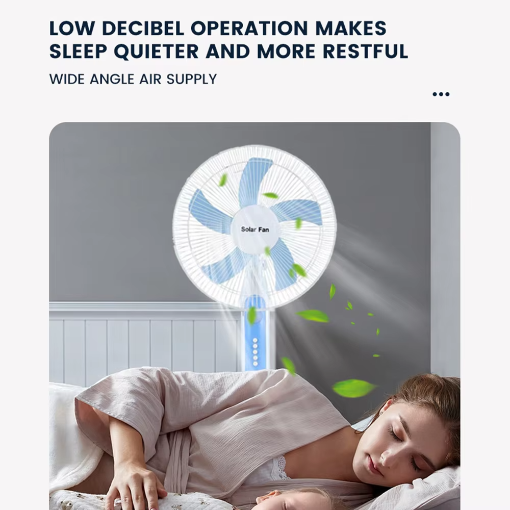 Outdoor All-Rounder,Solar/USB-C Dual Charging ,Four-Speed Camping Fan Light