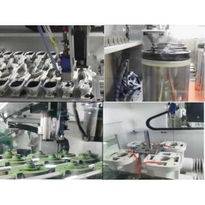 Plastic Packaging Vacuum AB Component Epoxy Potting Machine For Electric Motor