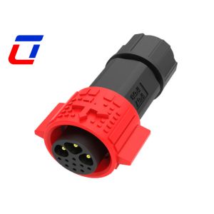 3 9 Pin Plug Socket Waterproof Circular Connector IP67 Data And Power Connection
