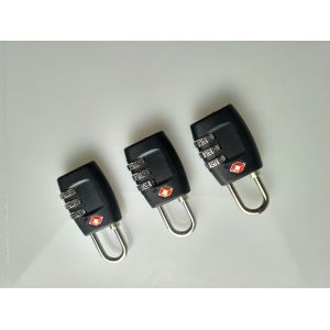 PC Material TSA Travel Locks 32.5g Color Customized TSA Certified Lock SGS