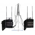 CT-8078ATW-HGA 640W UAV Drone Jammer 2.4Ghz 5.8Ghz GPS 433Mhz 900Mhz up to 8km