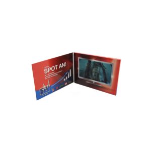 5 Inch Advertising Digital Video Booklet Presentation Printed Video Cards