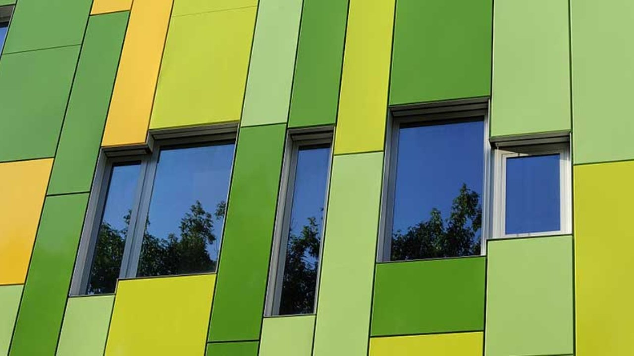 Fire Rated Access Pvdf Coating Aluminium Panel Composite Acp Cladding Sheet Construction