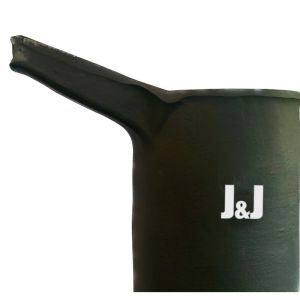 Durable Round Zinc Dissolution Crucible / Zinc Melting Basin Thermal Shock