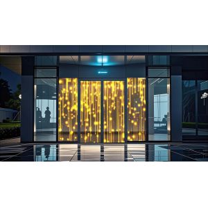 Ultra-Thin Led Transparent Screen Film P20 Crystal Display on Commerical Window