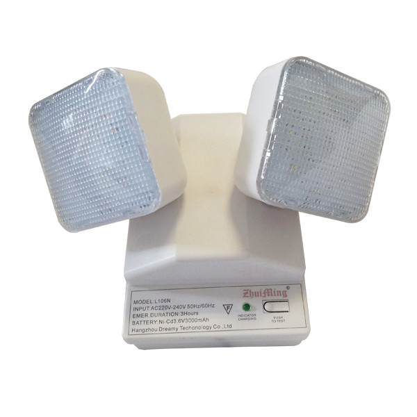 Exit Wall Surface Mounted Twin Head Emergency Light Non Maintained