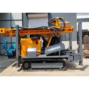 Large 70rpm Water Well Tophammer Crawler Mounted Drill Rig