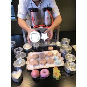High Productivity Bath Bomb Press Machines with Four Roller Double Press
