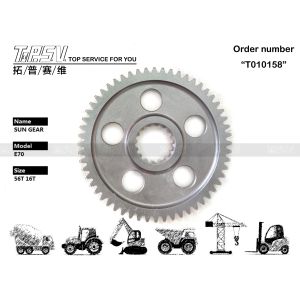 China Planetary Reducer Type E70 Excavator Swing Sun Gear Reducer Gear Parts with High Durability on sale