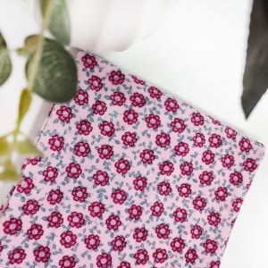 Flower Printed Jacquard Velour Velvet Fabric 310gsm 100% Polyester