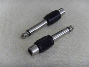 Wholesale 6.35MM mono plug/male to RCA Jack/female from china suppliers