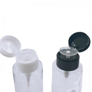 China Skin Toner Makeup Remover Pump Dispenser 24mm Nail Polish Bottle on sale