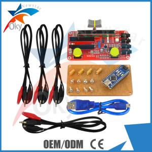 Wholesale Scratch learning Nano v3.0 Acrylic boards Alligator clip line 255g Starter Kit for Arduino from china suppliers