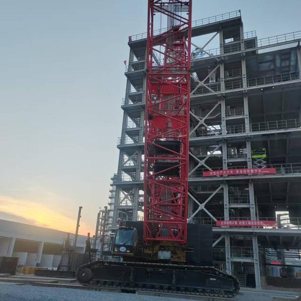 Quality ACC4000A 400T Crawler Crane Safely In Complex Terrain HJDB Load Table for sale