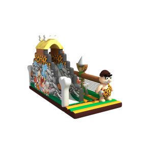 Long Rectangle Shape Kid Commercial Inflatable Water Slides / Indian Themed