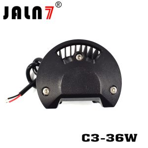 LED Light Bar JALN7 36W 3Rows Spot Beam LED Driving Lamp Super Bright Off Road