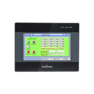 Digital Integrated HMI PLC 12DI Programming Logic Control With Touch Panel