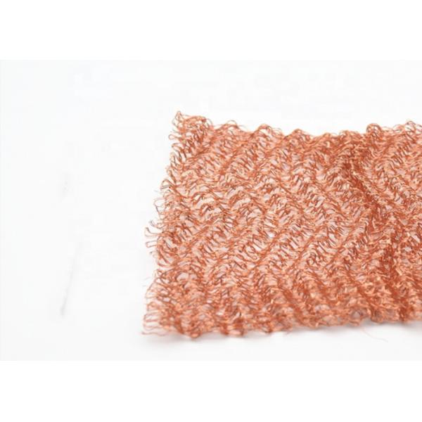 Quality Width 2.5-60cm Knitted Copper Mesh Rf Emi Shielding for sale