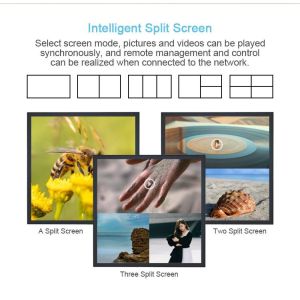 33 Inch IPS Square LCD Panel Screen Wall Mount Advertising